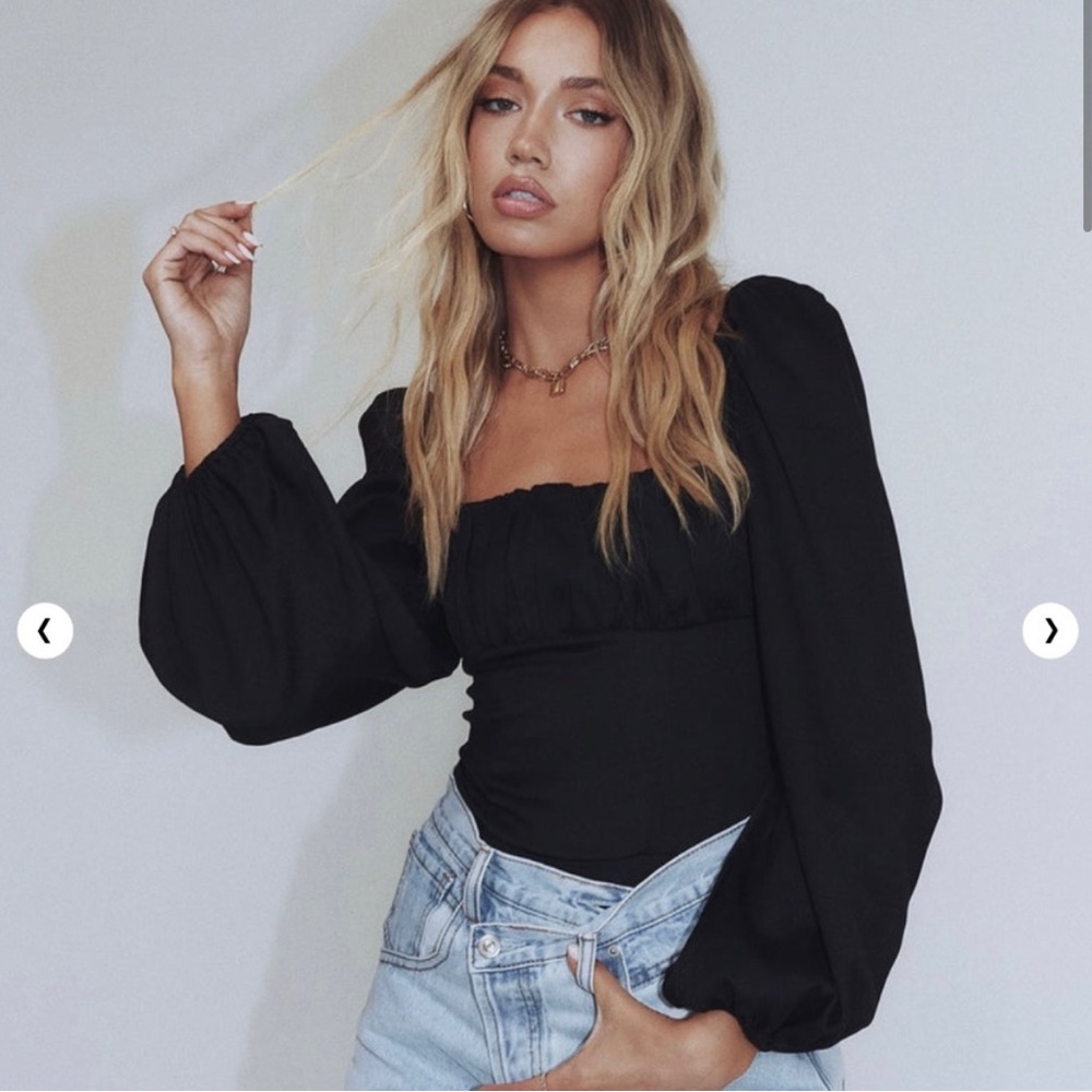 Princess Polly Laura Bodysuit Black